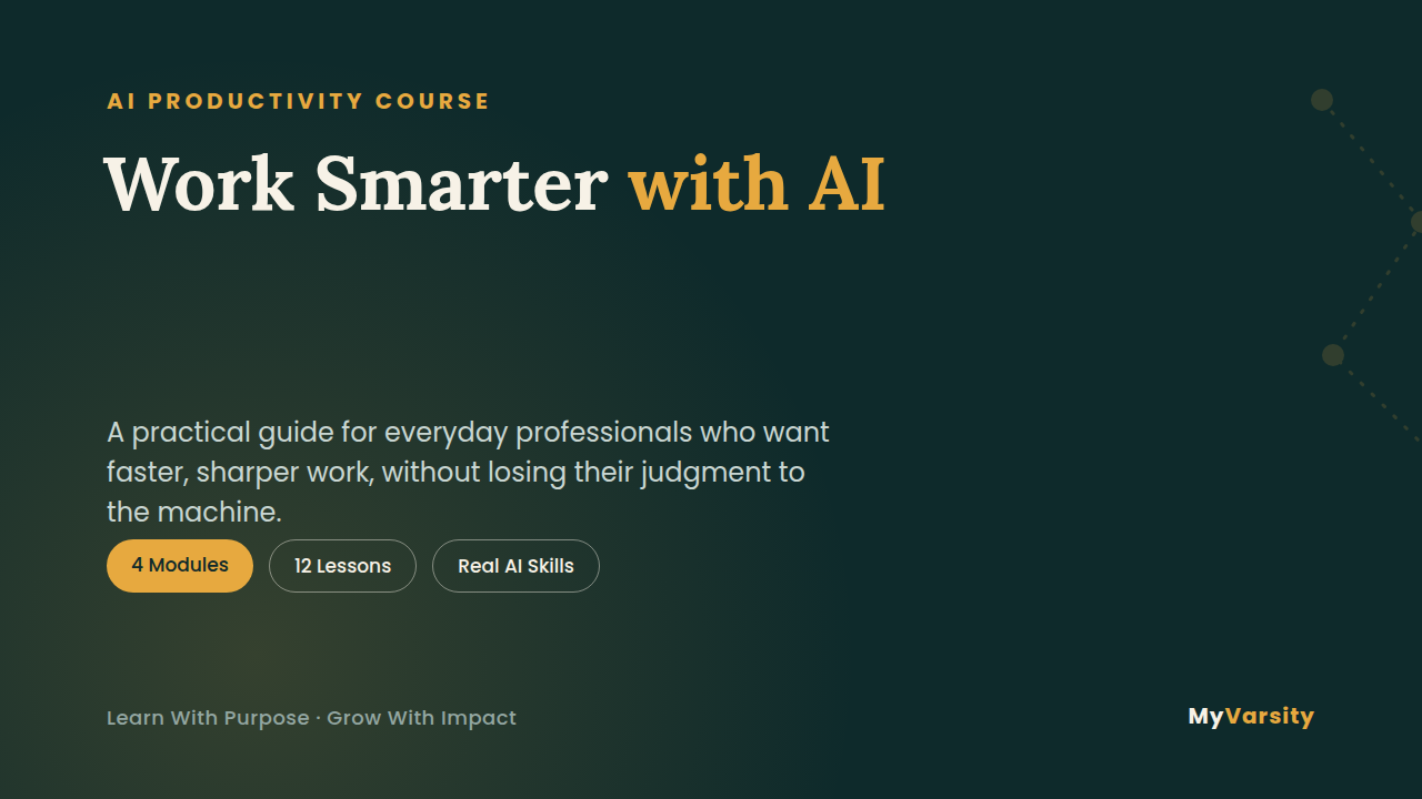 WORK SMARTER WITH AI.